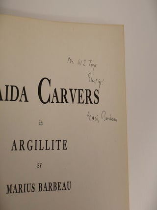 Haida Carvers in Argillite. Bulletin 139 Anthropological Series 38.