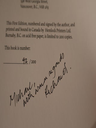 Family Stories. Part 1: Jamaican Roots. (Presentation copy for Michael Ondaatje)