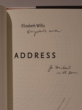 Address. (Inscribed to Michael Ondaatje)