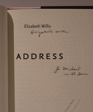 Address. (Inscribed to Michael Ondaatje)