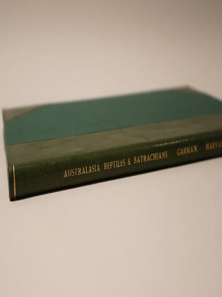 Item #48224 Some Reptiles and Batrachians from Australasia. Bulletin of the Museum of Comparative...