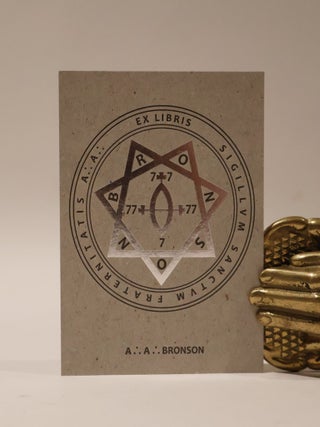 Item #48332 'Ex Libris' Bookplate. Signed by AA Bronson. AA Bronson