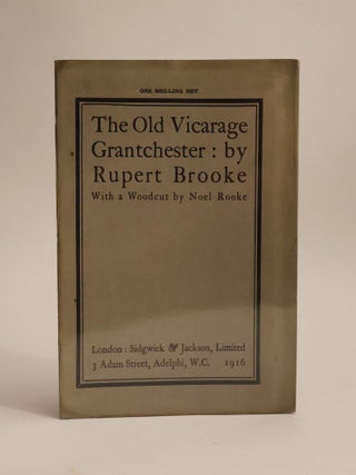 Item #48354 The Old Vicarage Grantchester. Rupert Brooke