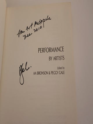Performance by Artists (Signed)