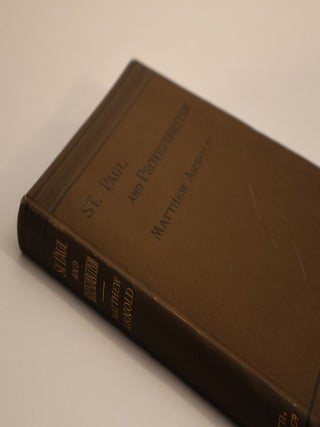 Item #48396 St. Paul and Protestantism and other essays. Matthew Arnold