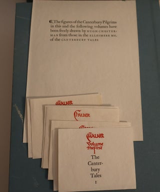 The Works of Geoffrey Chaucer