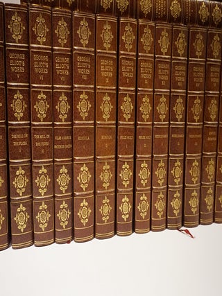 The Writings of George Eliot, Together with The Life by J. W. Cross. Large-Paper Editions. 25 Volumes (Signed by the Artists)