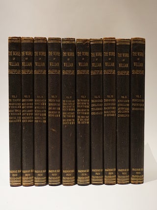 Item #48521 The Works of William Shakespeare. In Ten Volumes. William Shakespeare