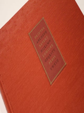 Lumiere Press: Printer Savant & Other Stories