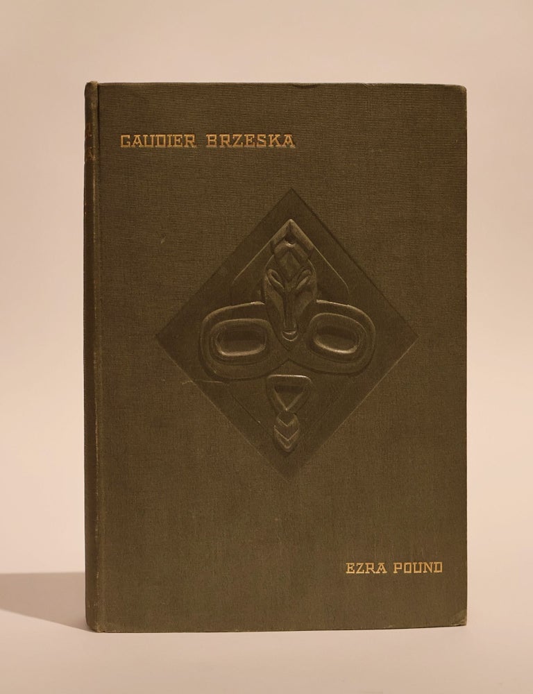Item #48560 Gaudier-Brzeska. Ezra Pound.
