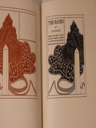 Item #48726 The Raven by Quarles. Edgar Allan Poe