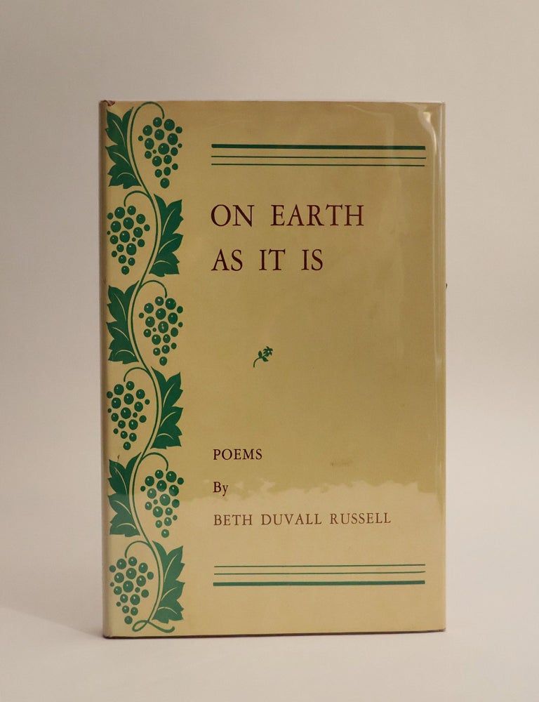 Item #48775 On Earth as it is. Beth Duvall Russell.