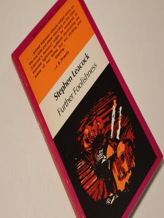 Item #48928 Further Foolishness (New Canadian Library 60). Stephen Leacock