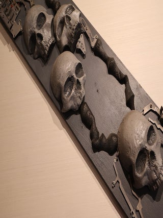 Panel of Six Skulls - Formerly Part of Savage Garden Decor