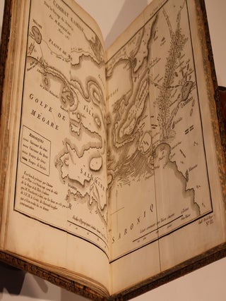 Recueil de Cartes Geographiques, Plans, Vues et Medailles de L'ancienne Grece, relatifs au voyage du jeune Anacharsis, precede d'une analyse critique des cartes. (Atlas Volume Only)