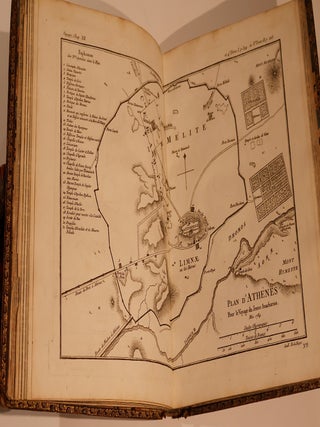 Recueil de Cartes Geographiques, Plans, Vues et Medailles de L'ancienne Grece, relatifs au voyage du jeune Anacharsis, precede d'une analyse critique des cartes. (Atlas Volume Only)