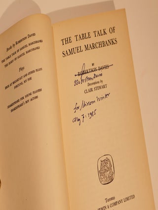 The Table Talk of Samuel Marchbanks