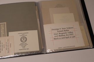 Leonard Baskin Ephemera Collection. 90 Pieces