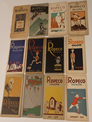 Item #49423 Collection of 43 Ropeco Magazines (with Medallion). Ropeco, Rogers Peet, Company