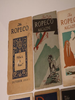 Collection of 43 Ropeco Magazines (with Medallion)