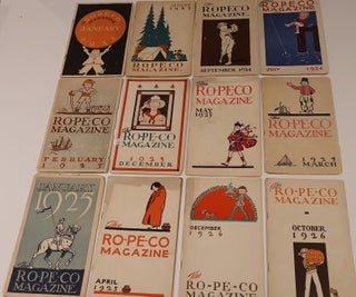 Collection of 43 Ropeco Magazines (with Medallion)
