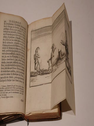 L' Eloge de la folie, Compose en forme de Declamation, par Erasme, et traduit par Mr. Gueudeville. Avec les notes de Gerard Listre, & les belles figures de Holbein: Le tout sur Original de Academie de Bale... NOUVELLE EDITION.