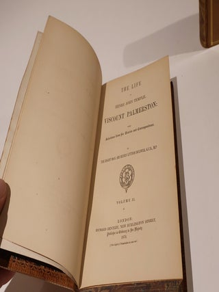 The Life of Henry John Templeton, Viscount Palmerston: with selections from his diaries and correspondence.