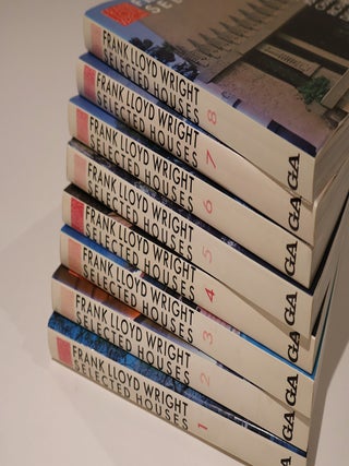 Item #49596 Frank Lloyd Wright Monograph. Selected Houses. 8 Volumes. Frank Lloyd Wright, Bruce...