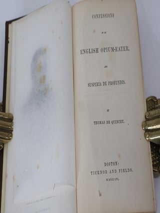 Confessions of an English Opium Eater and Suspiria de Profundis