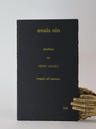 Preface to Henry Miller's Tropic of Cancer