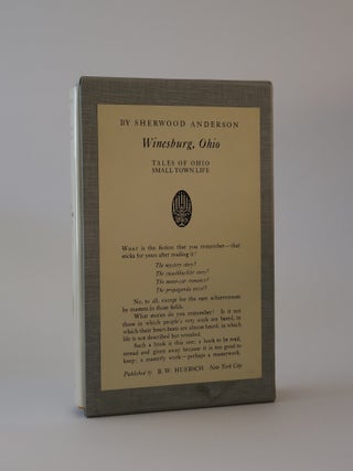 Item #49637 Winesburg, Ohio. Tales of Ohio Small Town Life (First Edition Library). Sherwood...