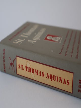 Introduction ro Saint Thomas Aquinas. Edited with an Introduction, by Anton C. Pegis, President, Pontifical Institute of Mediaeval Studies, Toronto