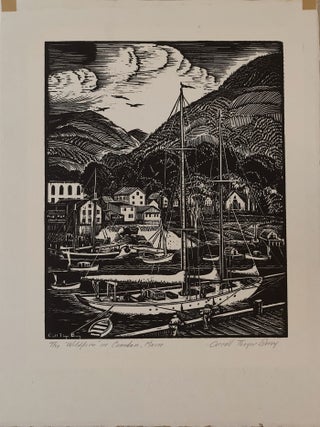 Item #49718 The "Wildfire" in Camden, Maine. Carroll Thayer Berry