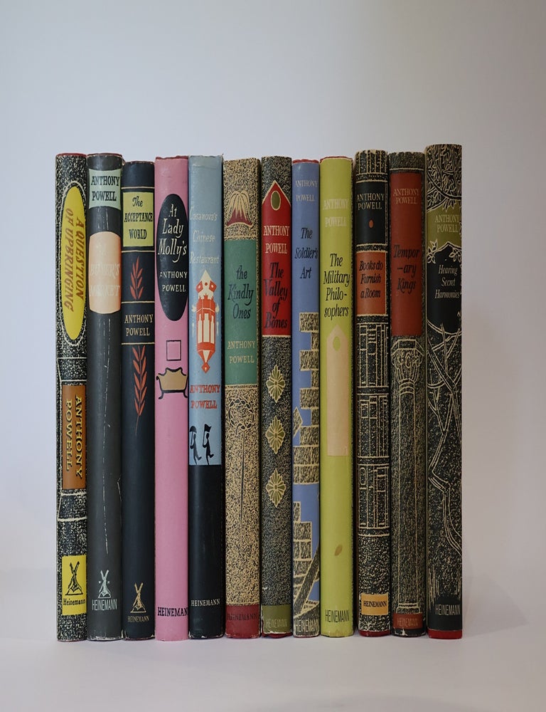 Item #49744 Dance to the Music of Time (12 Volumes) A Question of Upbringing; A Buyer's Market; The Acceptance World; At Lady Molly's; Casanova's Chinese Restaurant; The Kindly Ones; The Valley of Bones; The Soldier's Art; The Military Philosophers; Books Do Furnish a Room, Temporary Kings, Hearing Secret Harmonies. Anthony Powell.
