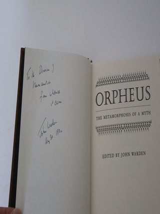 Orpheus. The Metamorphoses of a Myth
