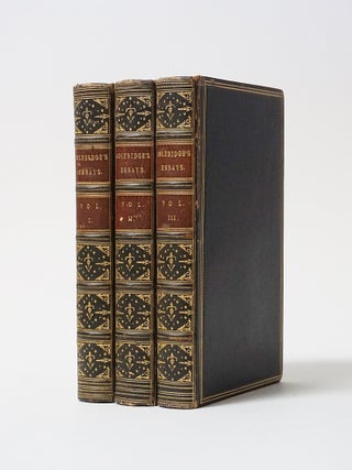 Item #5835 Essays on His Own Times. Forming A Second Series of The Friend. Edited by His...