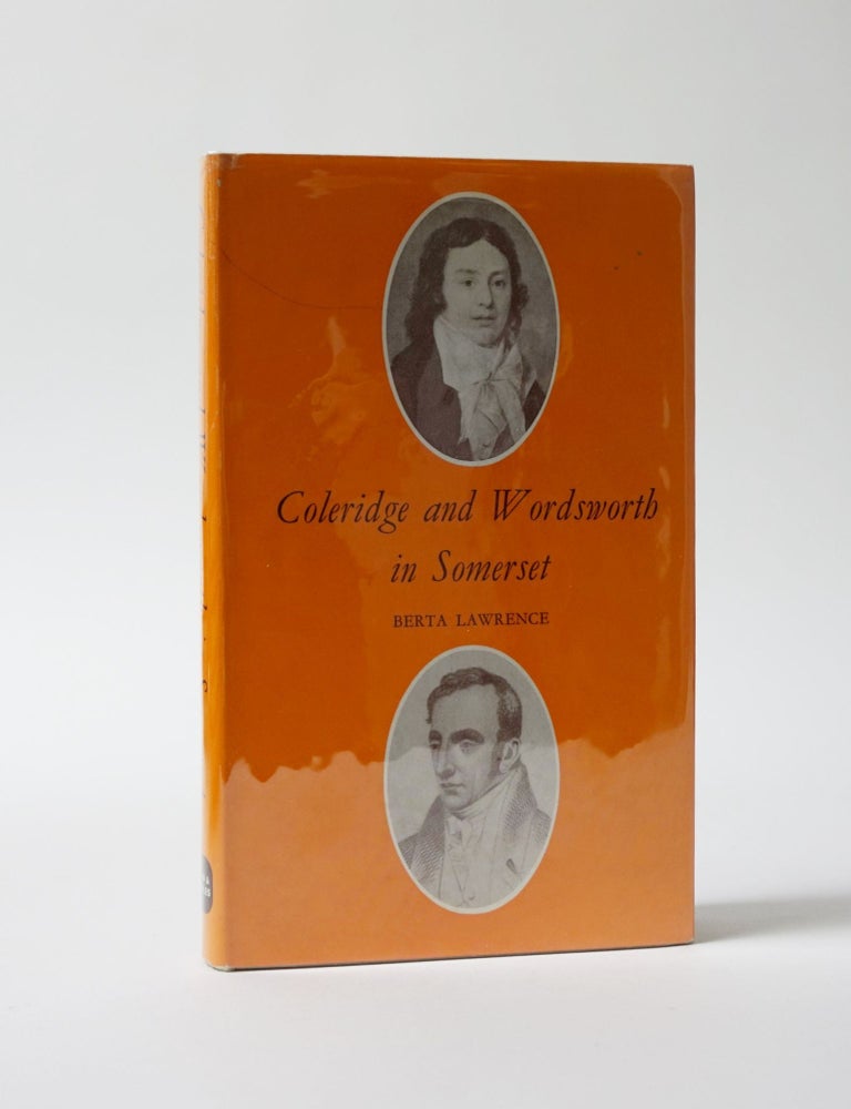 Item #5951 Coleridge and Wordsworth in Somerset. Berta Lawrence.