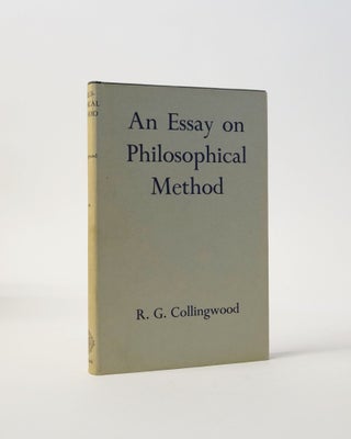Item #6108 An Essay on Philosophical Method. R. G. Collingwood