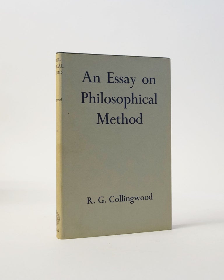 Item #6108 An Essay on Philosophical Method. R. G. Collingwood.
