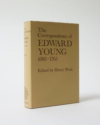 Item #6312 The Correspondence of Edward Young 1683-1765. Henry. ed Pettit