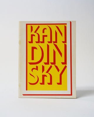 Item #6355 Kandinsky Watercolours. Exhibition Catalogue May 23-June 28, 1970. Wassily Kandinsky,...