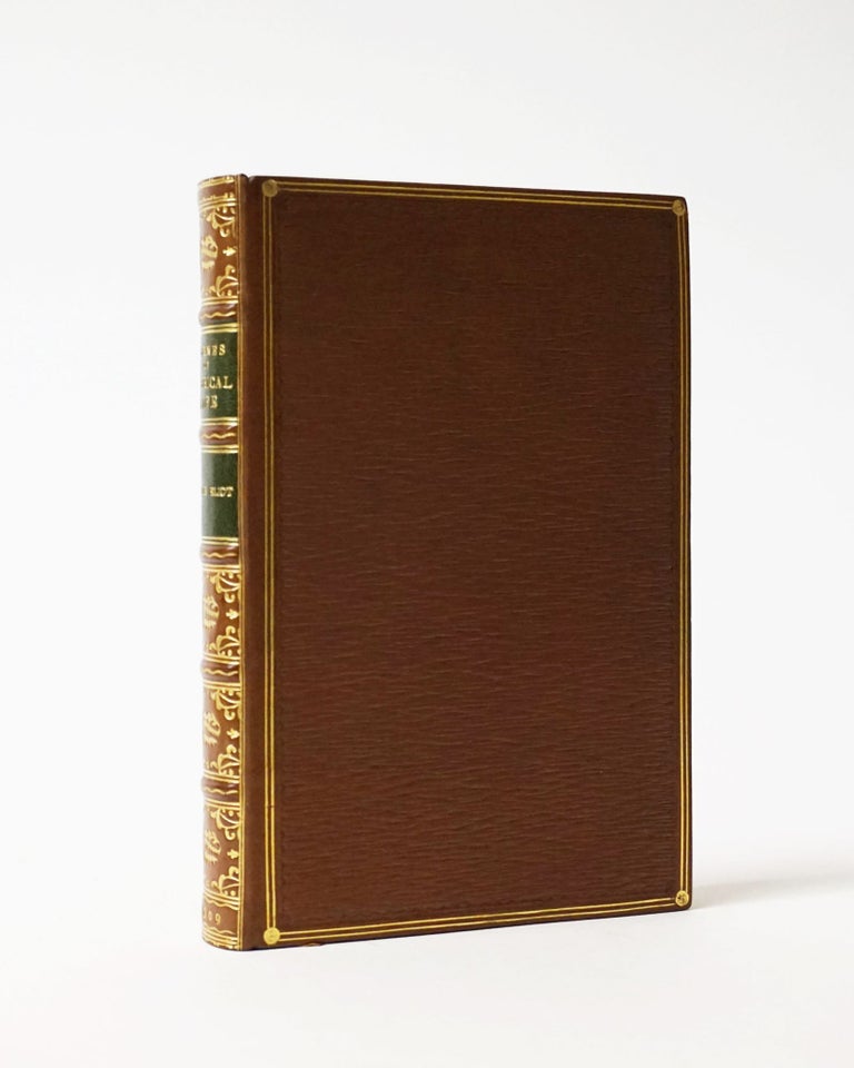 Item #6427 Scenes of Clerical Life. George Eliot, pseud. Mary Ann Evans.