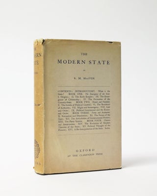 Item #6450 The Modern State. R. M. MacIver