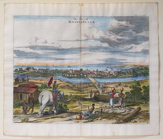 Item #6481 The City of Masulipatam. Print] Taken from Churchill's A Collection of Voyages]....