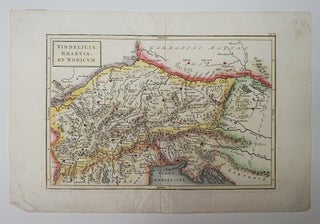 Item #6488 Vindelicia Rhaetia et Noricum. Map. Christoph. Cellarius Keller, C