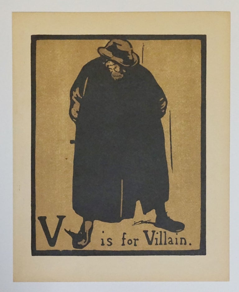 Item #6501 V is for Villain. Print]. William Nicholson.