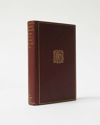 Item #6507 Alexander Mackenzie's Voyage to the Pacific Ocean in 1793 (The Lakeside Classics)....