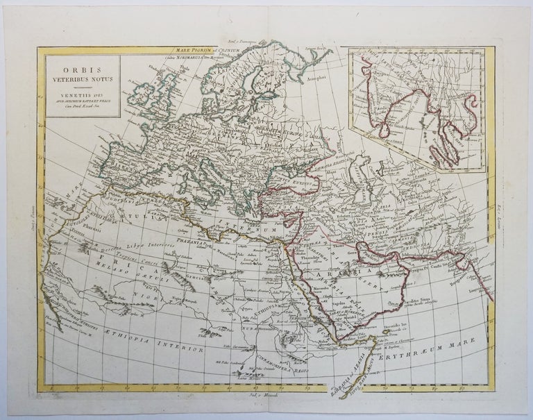 Item #6517 Orbis Veteribus Notus. Map] 1785. Antonio Zatta.