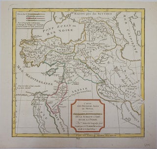 Item #6541 Carte des Premiers Ages du Monde. Geographie Ecclesiastique de la Turquie d'Asie et de...