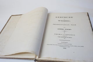 Gertrude of Wyoming; A Pennsylvanian Tale. And other Poems